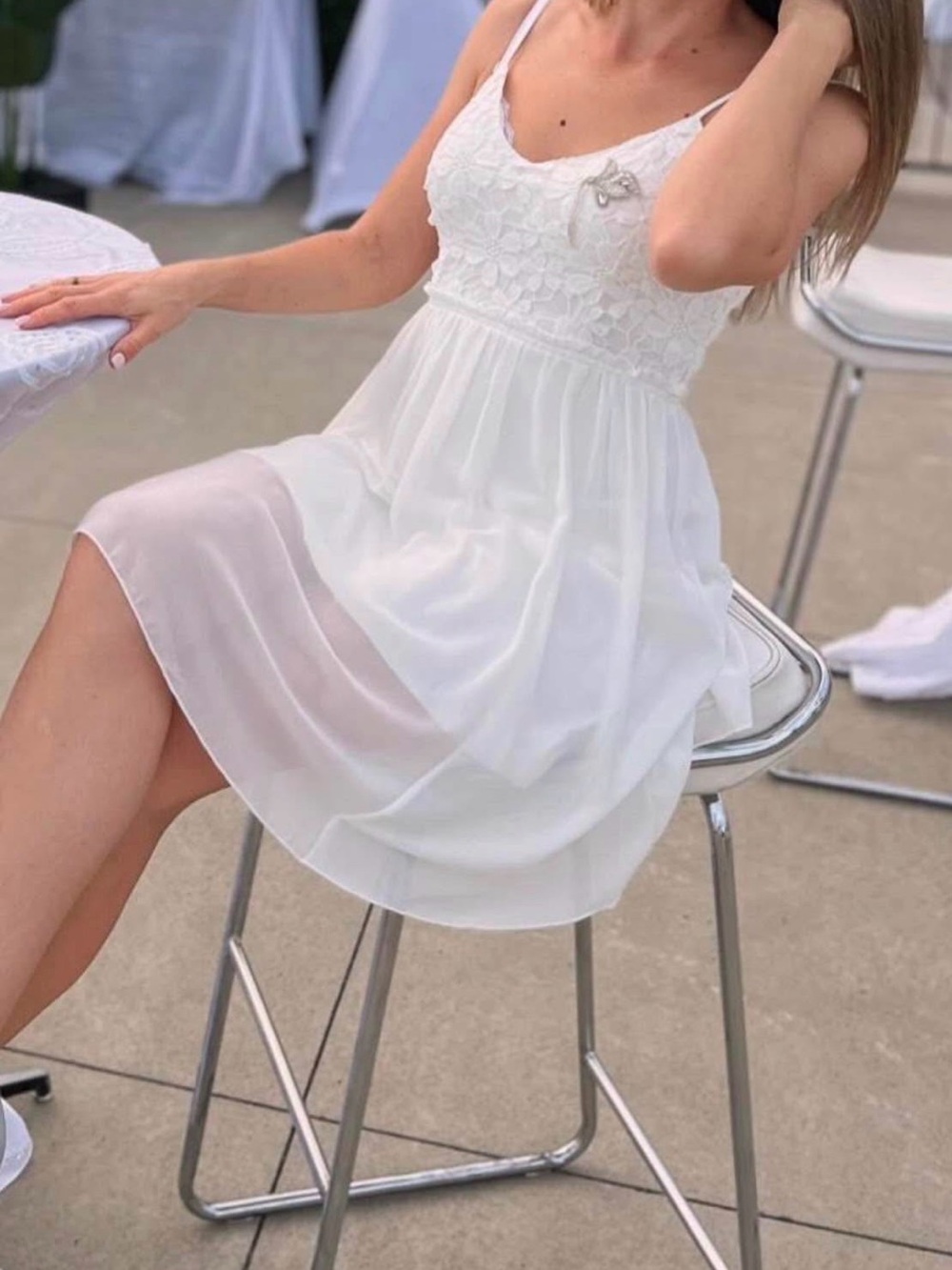 White Dress size medium